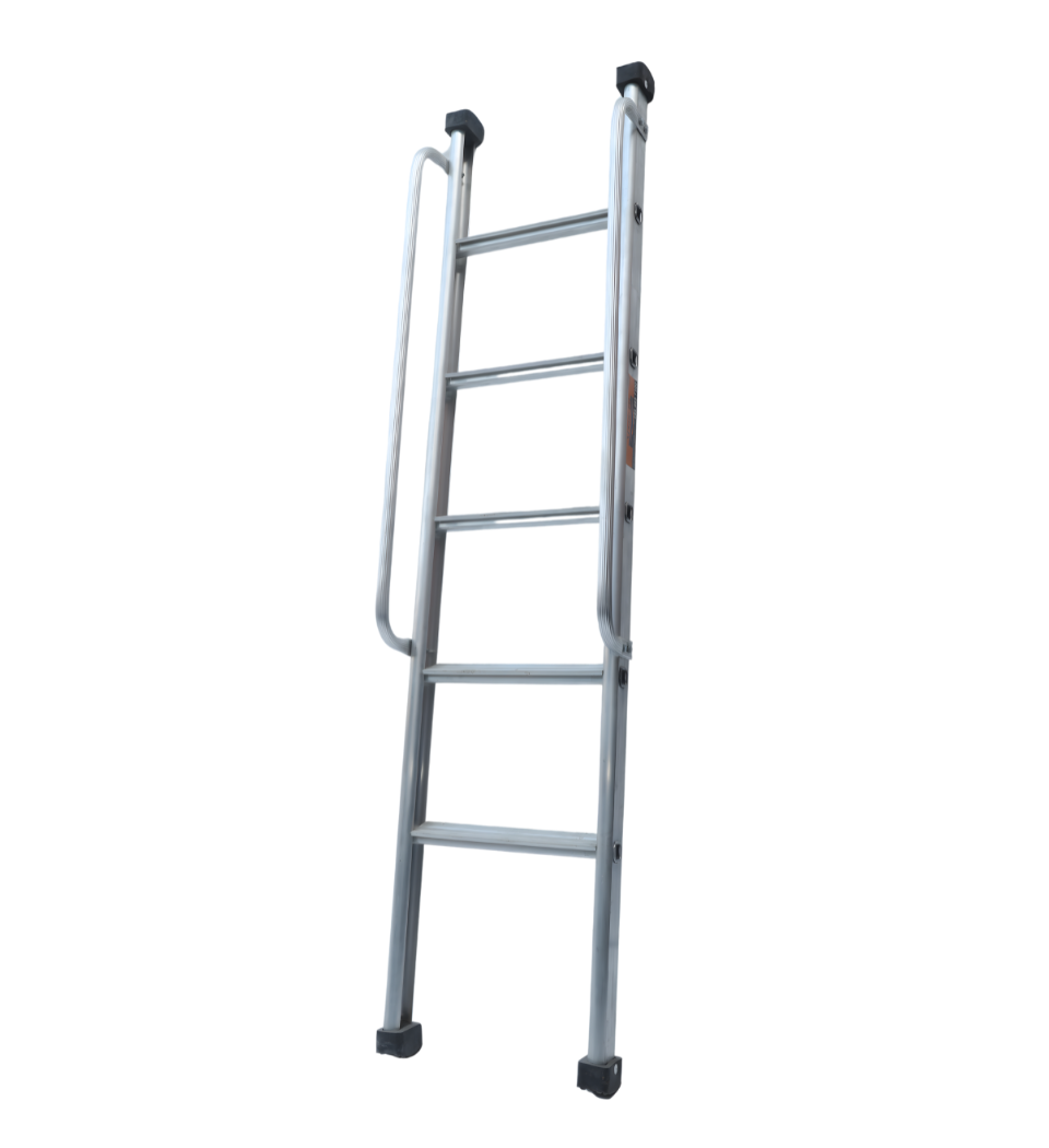 ALUMINIUM STRAIGHT LADDER WITH HANDRAIL