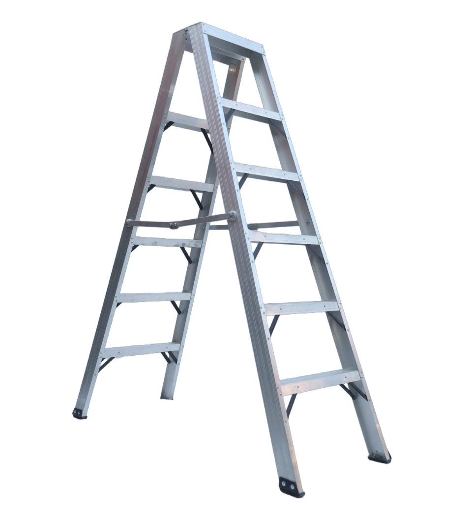 ALUMINIUM 'A' TYPE TWIN SIDE LADDER