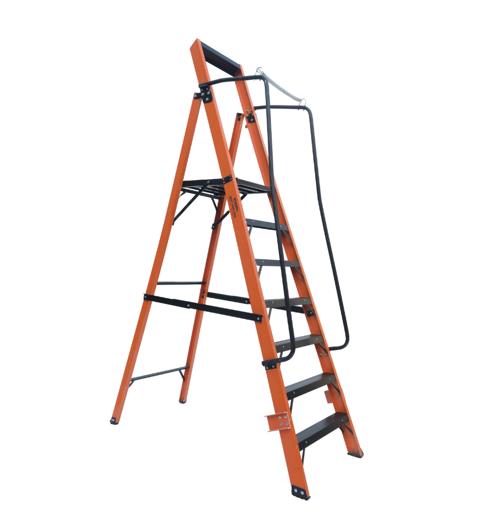 FRP MEGA PLATFORM LADDER