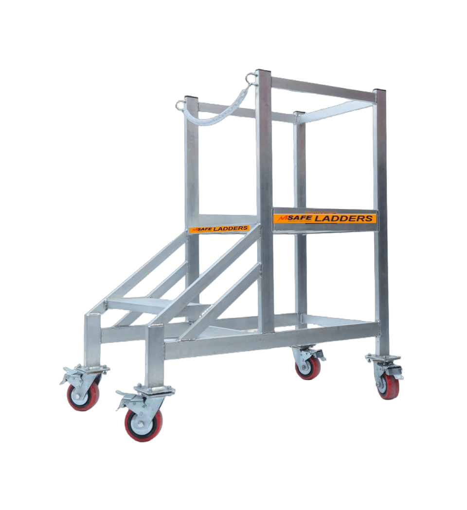 ALUMINIUM STOOL LADDER