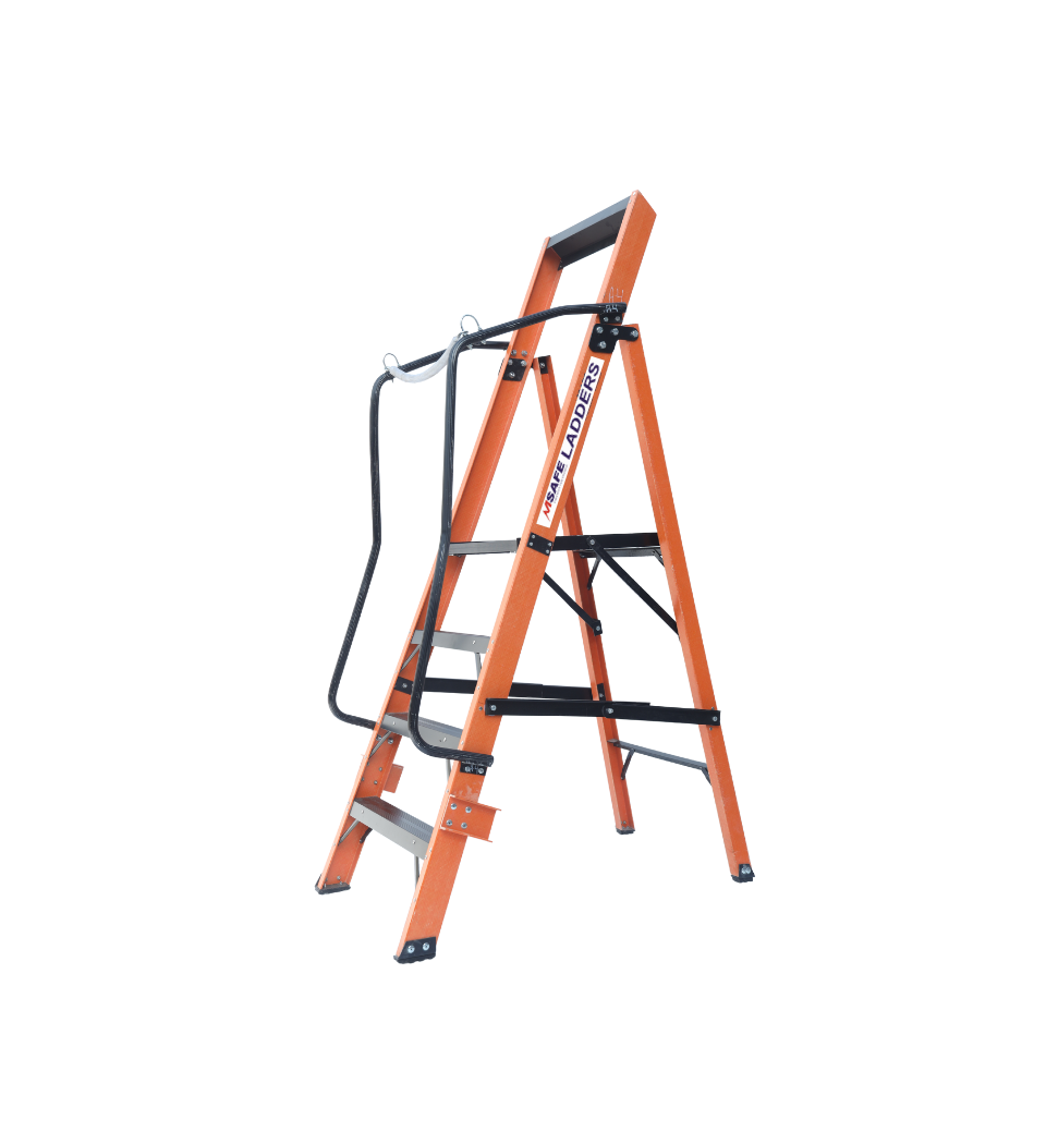 FRP MEGA PLATFORM LADDER