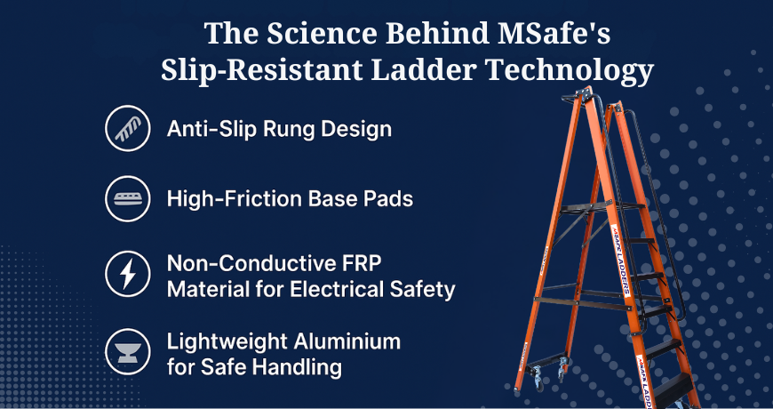 The Science Behind MSafe’s Slip-Resistant Ladder Technology