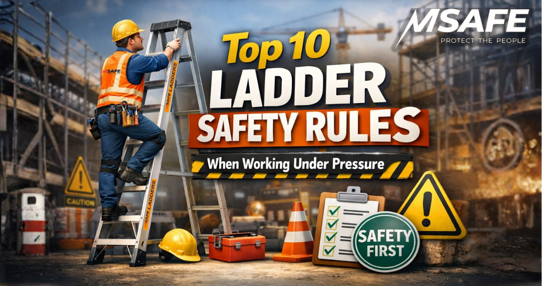 Top 10 Ladder Safety Rules When Working Under Pressure