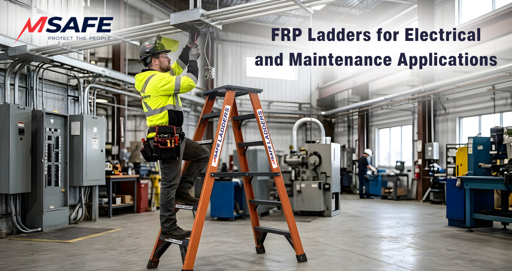 FRP Ladders for Electrical and Maintenance Applications