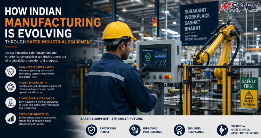 How Indian Manufacturing Is Evolving Through Safer Industrial Equipment