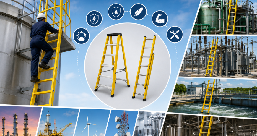 What is an FRP Ladder? Benefits, Uses & Why Industries Prefer FRP Ladders