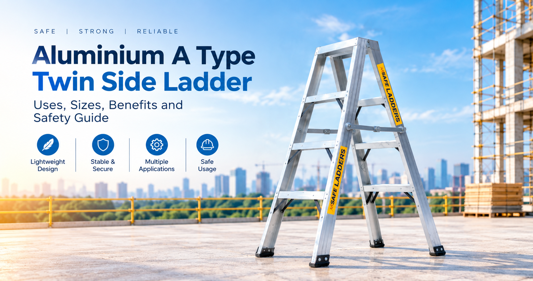 Aluminium A Type Twin Side Ladder: Uses, Sizes, Benefits and Safety Guide