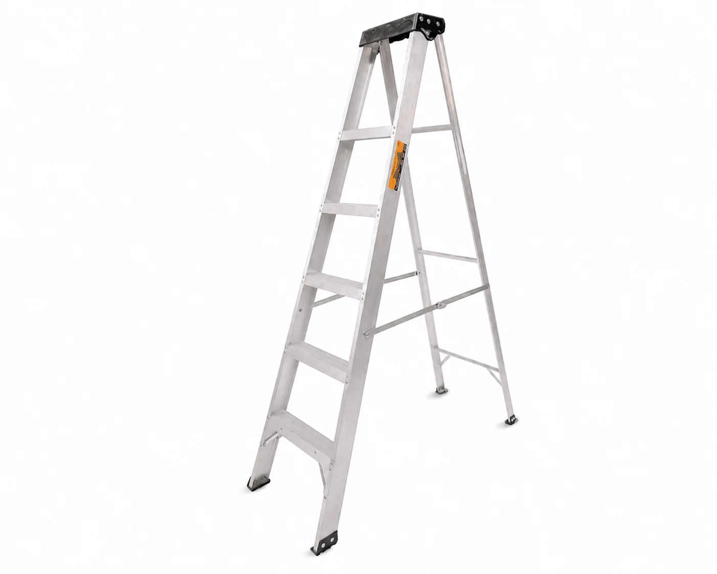 ALUMINIUM 'A' TYPE SINGLE SIDE LADDER WITH TOP COVER
