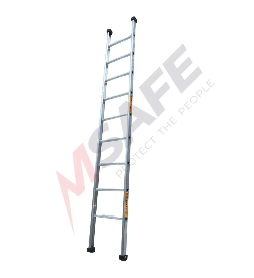  ALUMINIUM STRAIGHT LADDER WITHOUT HANDRAIL